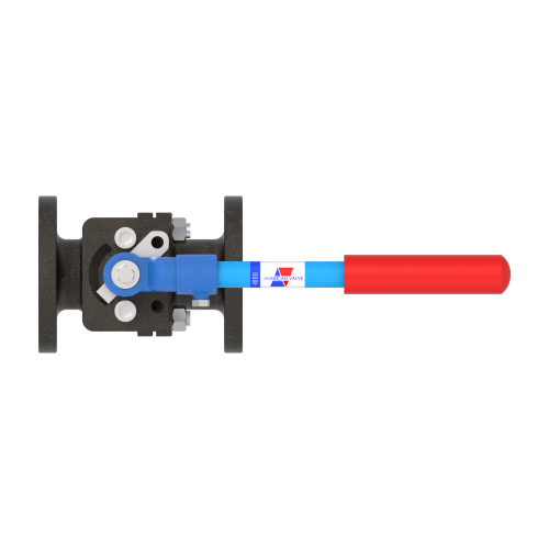 4000 1 1/2" Cast Iron Flanged- Full Port Ball Valve 125#