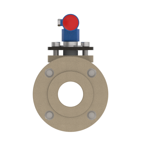 4000D 2" Ductile Iron Flanged - Raised Face - Full Port Ball Valve 150#