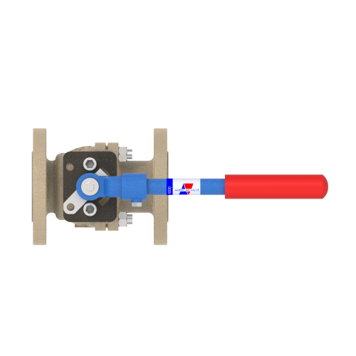 4000D 2" Ductile Iron Flanged - Raised Face - Full Port Ball Valve 150#