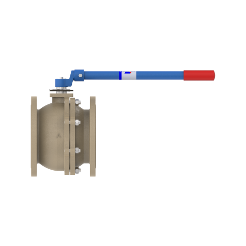 4000D 10" Ductile Iron Flanged - Raised Face - Reduced Port Ball Valve 150#