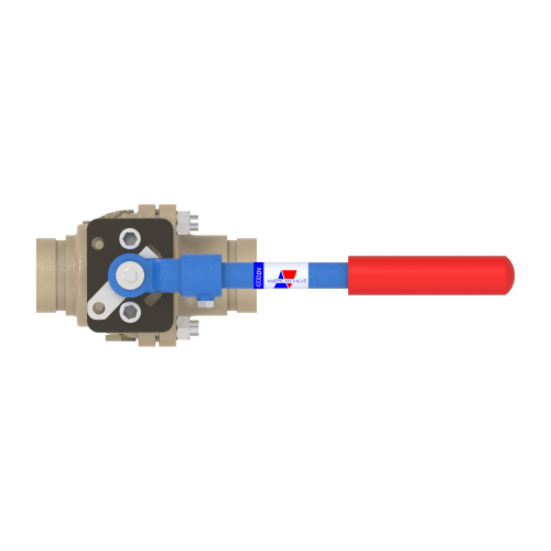 4000DV 2" Ductile Iron Grooved-End Full Port Ball Valve 600CWP