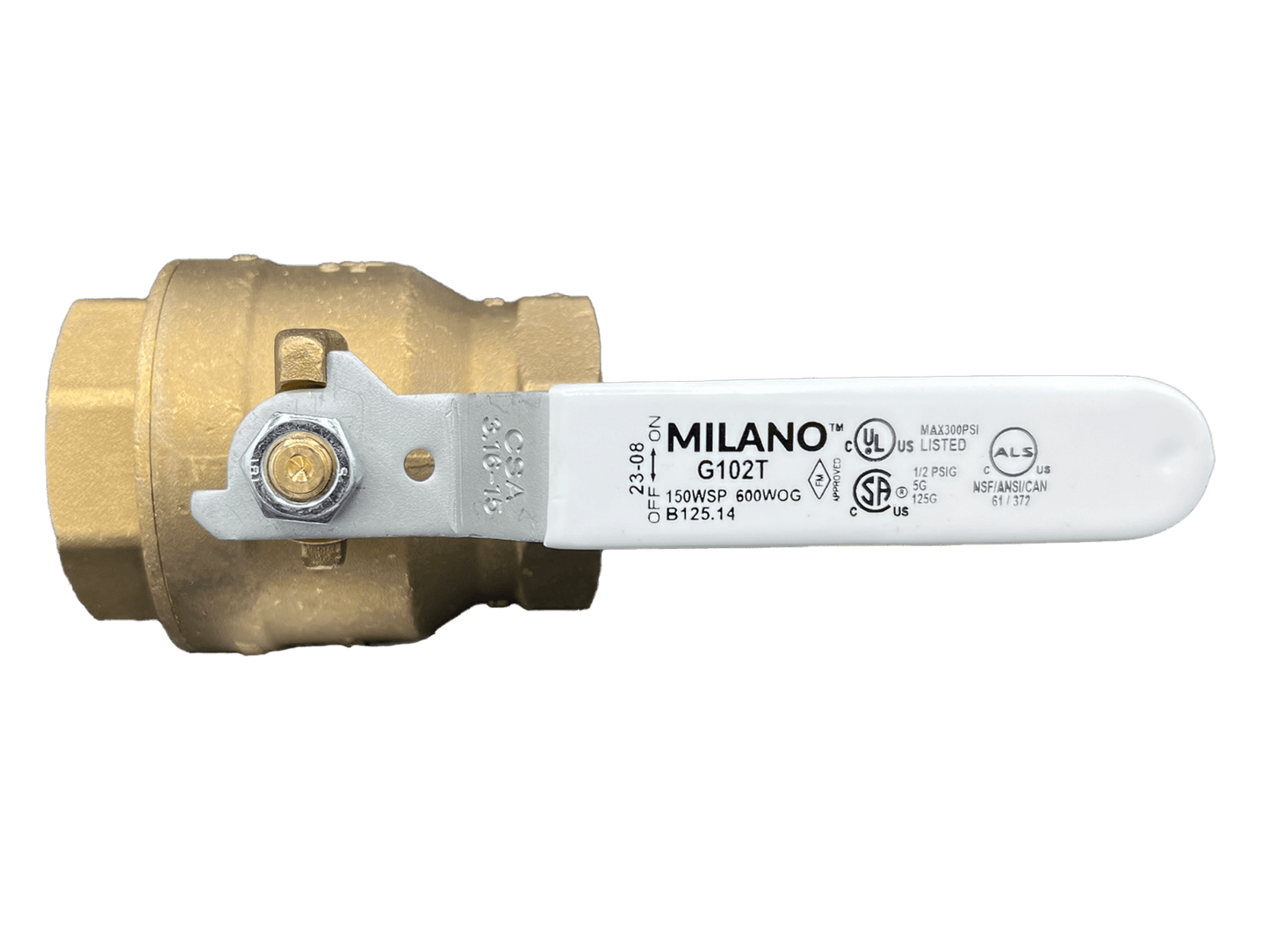G102T 2" Lead Free Ball Valve NPT CSA/UL/FM/NSF