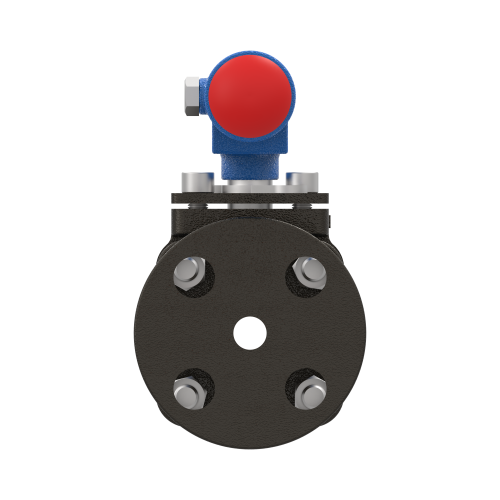 4000 1/2" Cast Iron Flanged- Full Port Ball Valve 125#