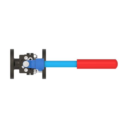 4000 3/4" Cast Iron Flanged- Full Port Ball Valve 125#