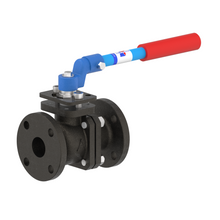 4000 1 1/2" Cast Iron Flanged- Full Port Ball Valve 125#
