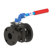 4000 2" Cast Iron Flanged- Full Port Ball Valve 125#