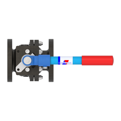 4000 2 1/2" Cast Iron Flanged- Full Port Ball Valve 125#