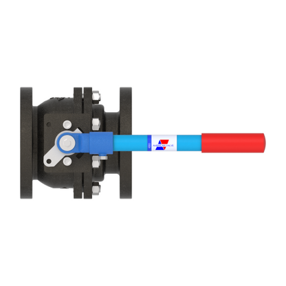 4000 4"  Cast Iron Flanged- Full Port Ball Valve 125#