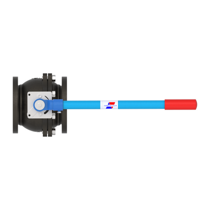 4000 6" Cast Iron Flanged- Full Port Ball Valve 125#