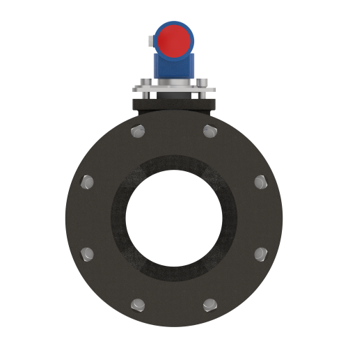 4000 8" Cast Iron Flanged- Reduced Port Ball Valve 125#