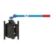 4000 10" Cast Iron Flanged- Reduced Port Ball Valve 125#