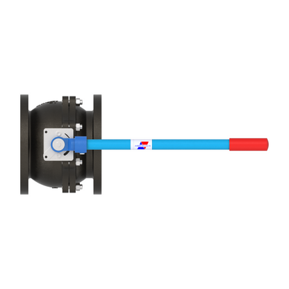 4000 10" Cast Iron Flanged- Reduced Port Ball Valve 125#
