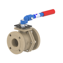 4000D 3" Ductile Iron Flanged - Raised Face - Full Port Ball Valve 150#