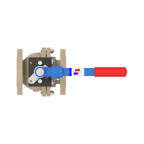 4000D 3" Ductile Iron Flanged - Raised Face - Full Port Ball Valve 150#