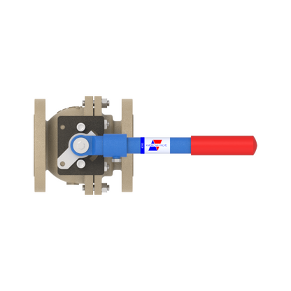 4000D 3" Ductile Iron Flanged - Raised Face - Full Port Ball Valve 150#