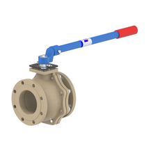 4000D 6" Ductile Iron Flanged - Raised Face - Full Port Ball Valve 150#