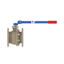 4000D 8" Ductile Iron Flanged - Raised Face - Reduced Port Ball Valve 150#