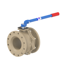 4000D 10" Ductile Iron Flanged - Raised Face - Reduced Port Ball Valve 150#
