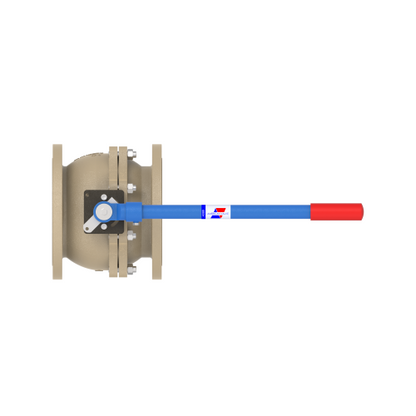 4000D 10" Ductile Iron Flanged - Raised Face - Reduced Port Ball Valve 150#