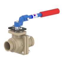 4000DV 2" Ductile Iron Grooved-End Full Port Ball Valve 600CWP