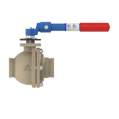 4000DV 3" Ductile Iron Grooved-End Full Port Ball Valve 600CWP