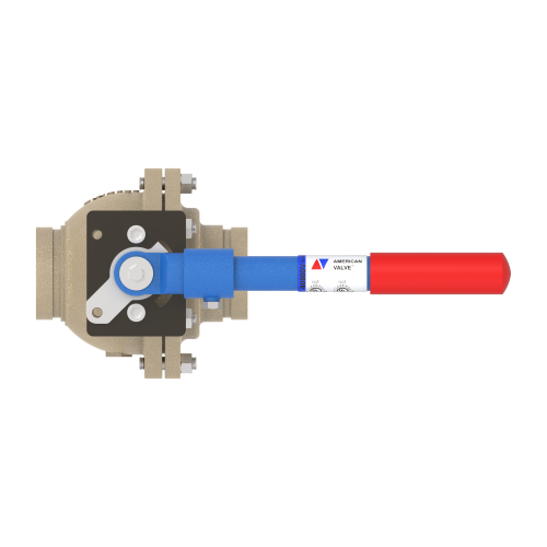 4000DV 3" Ductile Iron Grooved-End Full Port Ball Valve 600CWP