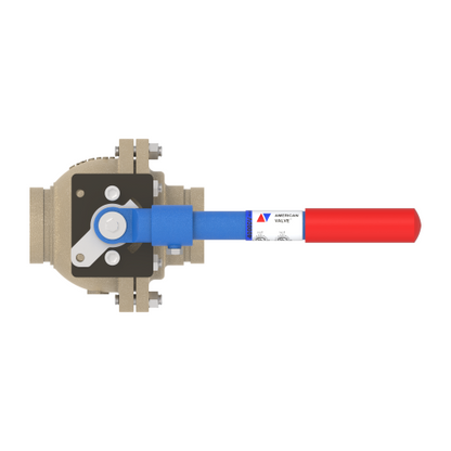 4000DV 3" Ductile Iron Grooved-End Full Port Ball Valve 600CWP
