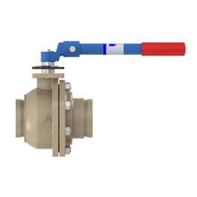 4000DV 4" Ductile Iron Grooved-End Full Port Ball Valve 600CWP