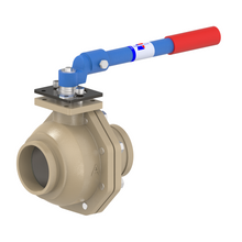 4000DV 4" Ductile Iron Grooved-End Full Port Ball Valve 600CWP