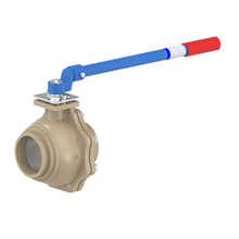 4000DV 6" Ductile Iron Grooved-End Full Port Ball Valve 600CWP