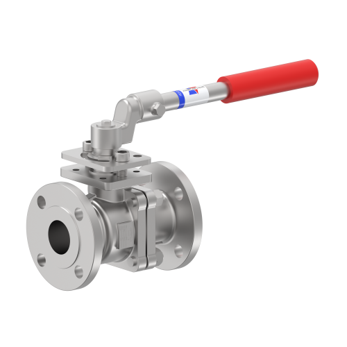 4001 1 1/2" CF8M Stainless Steel Flanged -Raised Face - Full Port Ball Valve 150#