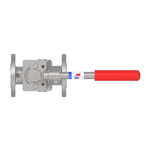 4001 1 1/2" CF8M Stainless Steel Flanged -Raised Face - Full Port Ball Valve 150#
