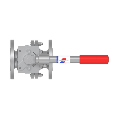 4001 2 1/2" CF8M Stainless Steel Flanged -Raised Face - Full Port Ball Valve 150#